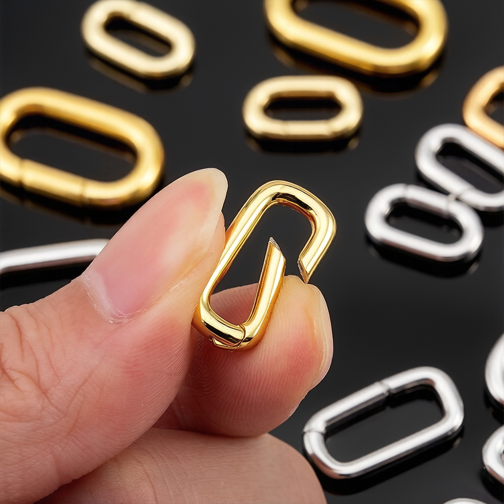 Jewelry Making Gold - 2pcs 18K Gold Plated Filled Oval