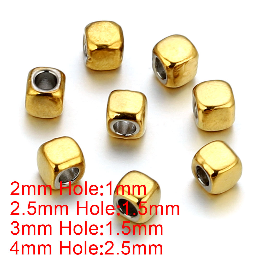 50pcs 2/3/4mm Stainless Steel  - Jewelry Making Supplies Wholesale recension och pris