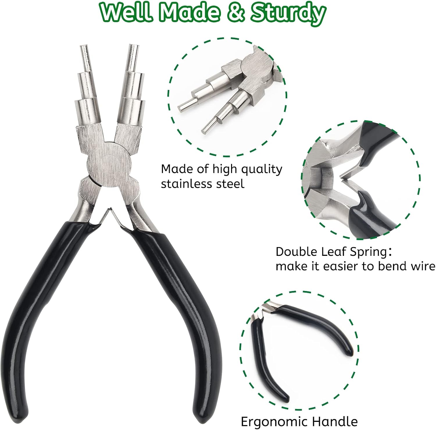 6 Step Wire Looping Pliers Ant - Jewelry Making Anvil recension och pris