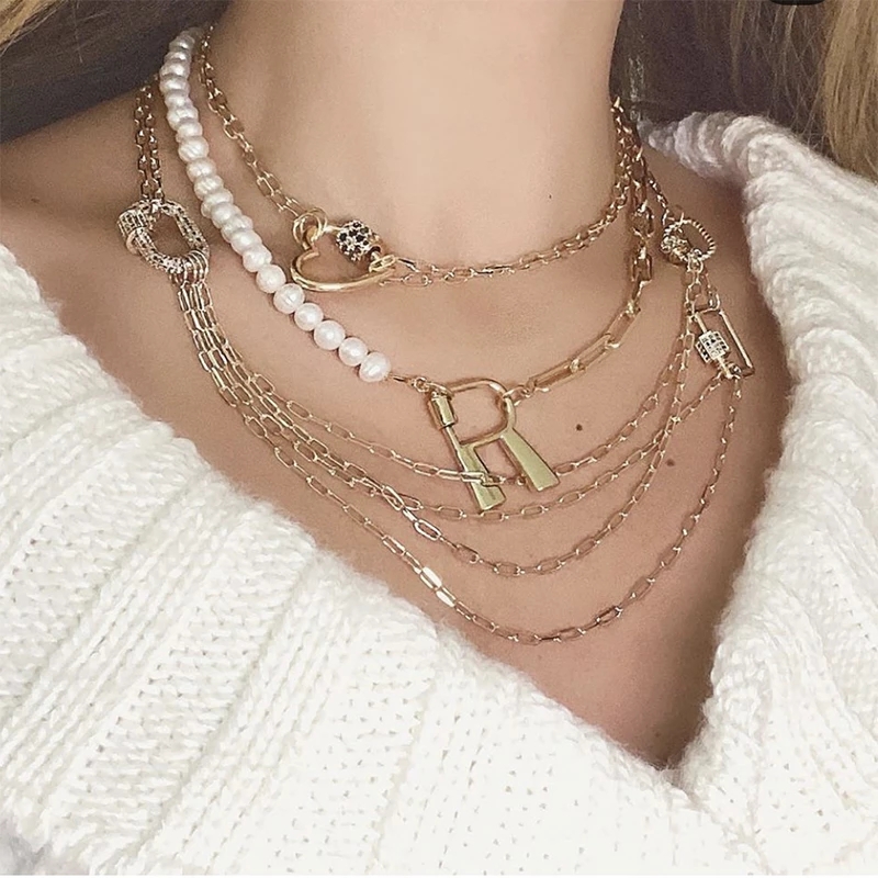 Juya 18K Gold Plated 26 Alphab - Jewelry Making Chain recension och pris