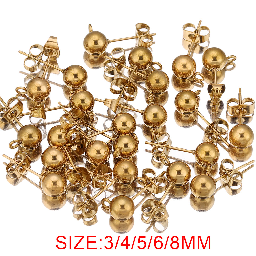 20pcs Stainless Steel 4 5 6 8m - Jewelry Making Supplies Wholesale recension och pris