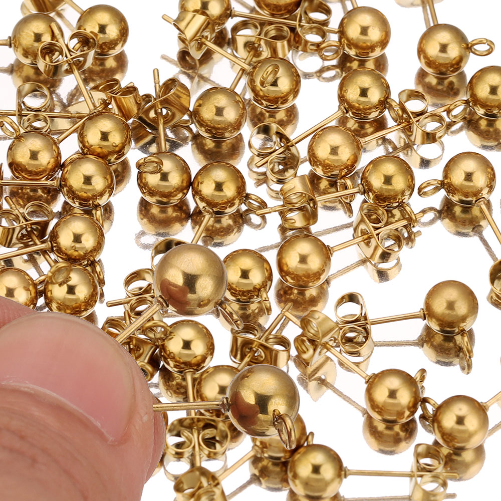 20pcs Stainless Steel 4 5 6 8m - Jewelry Making Supplies Wholesale recension och pris