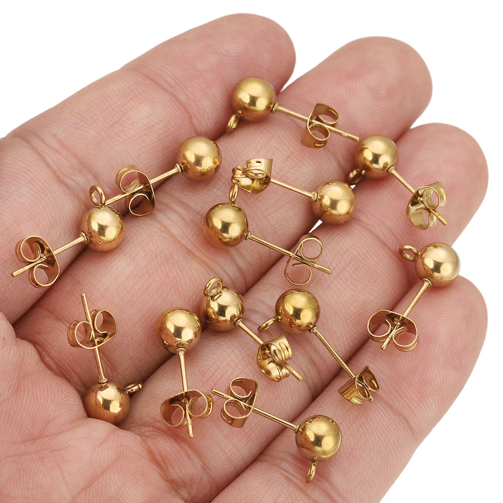 20pcs Stainless Steel 4 5 6 8m - Jewelry Making Supplies Wholesale recension och pris