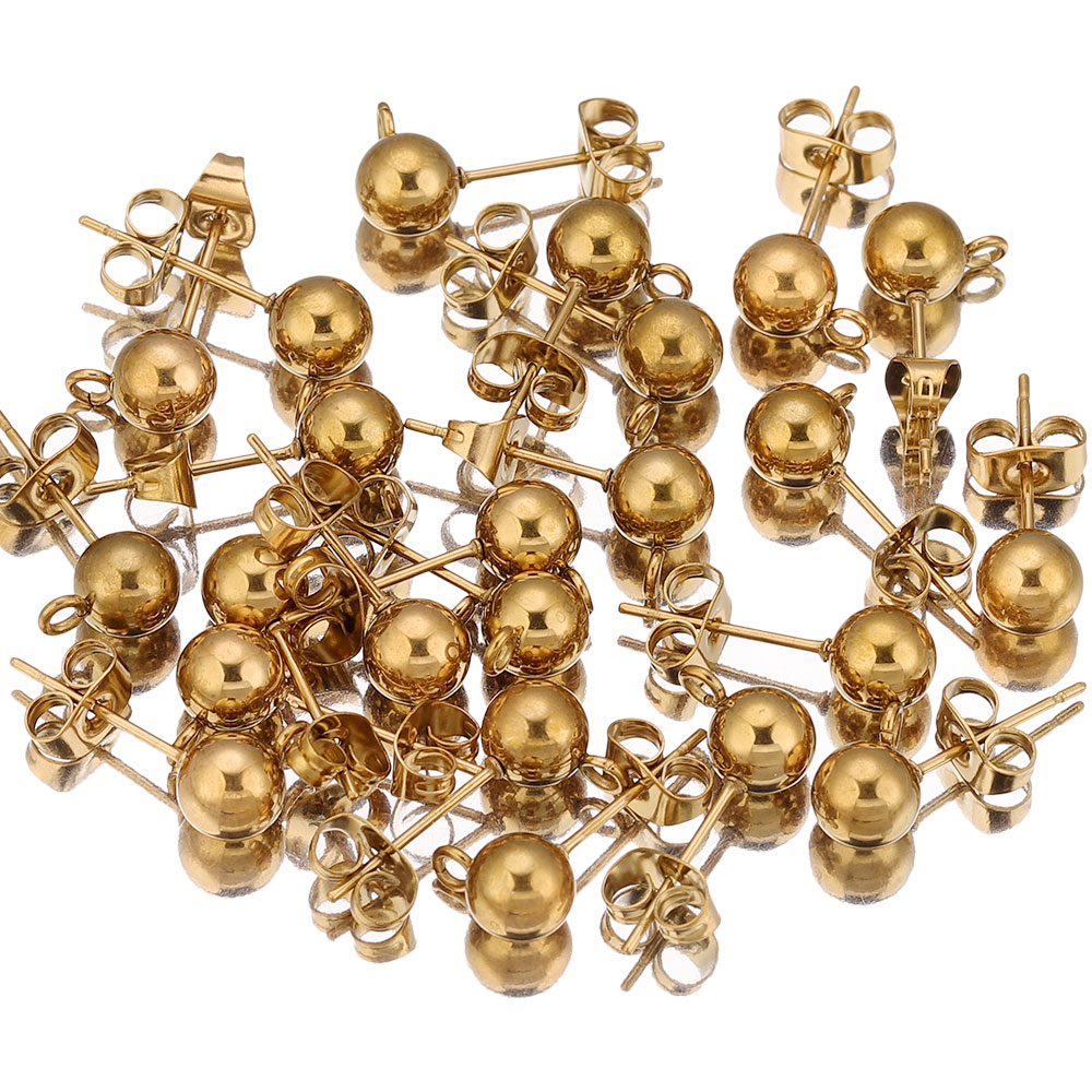 20pcs Stainless Steel 4 5 6 8m - Jewelry Making Supplies Wholesale recension och pris