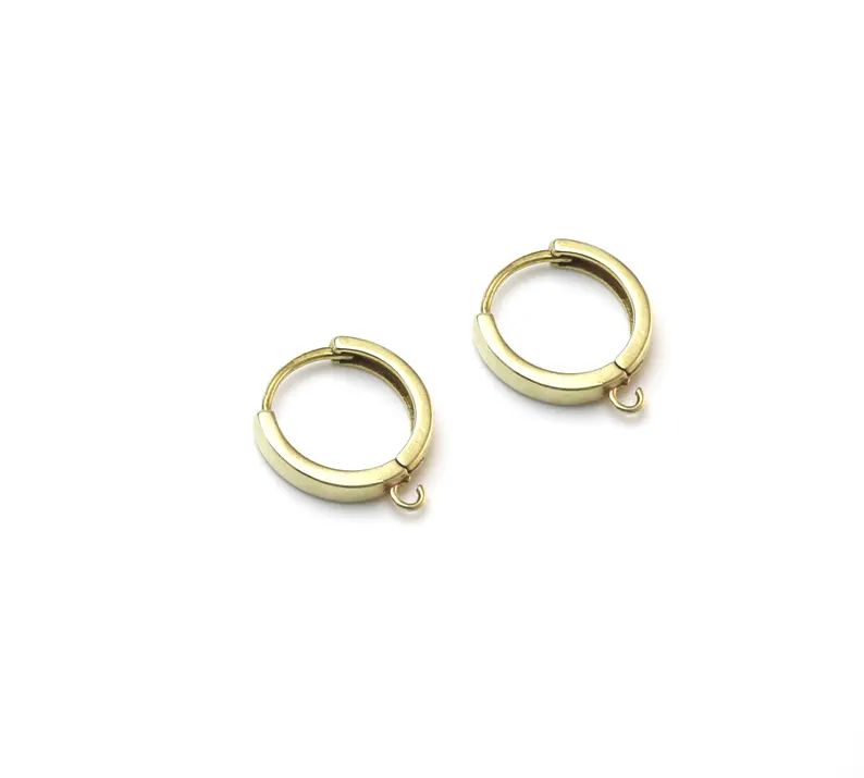 10pcs Brass Ear Hoops, Leverba - Jewelry Making Brass recension och pris