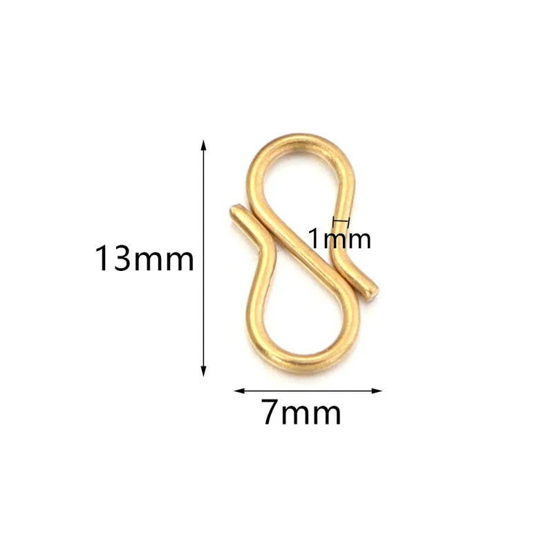 30pcs Stainless Steel S Shape  - Jewelry Making Chain recension och pris