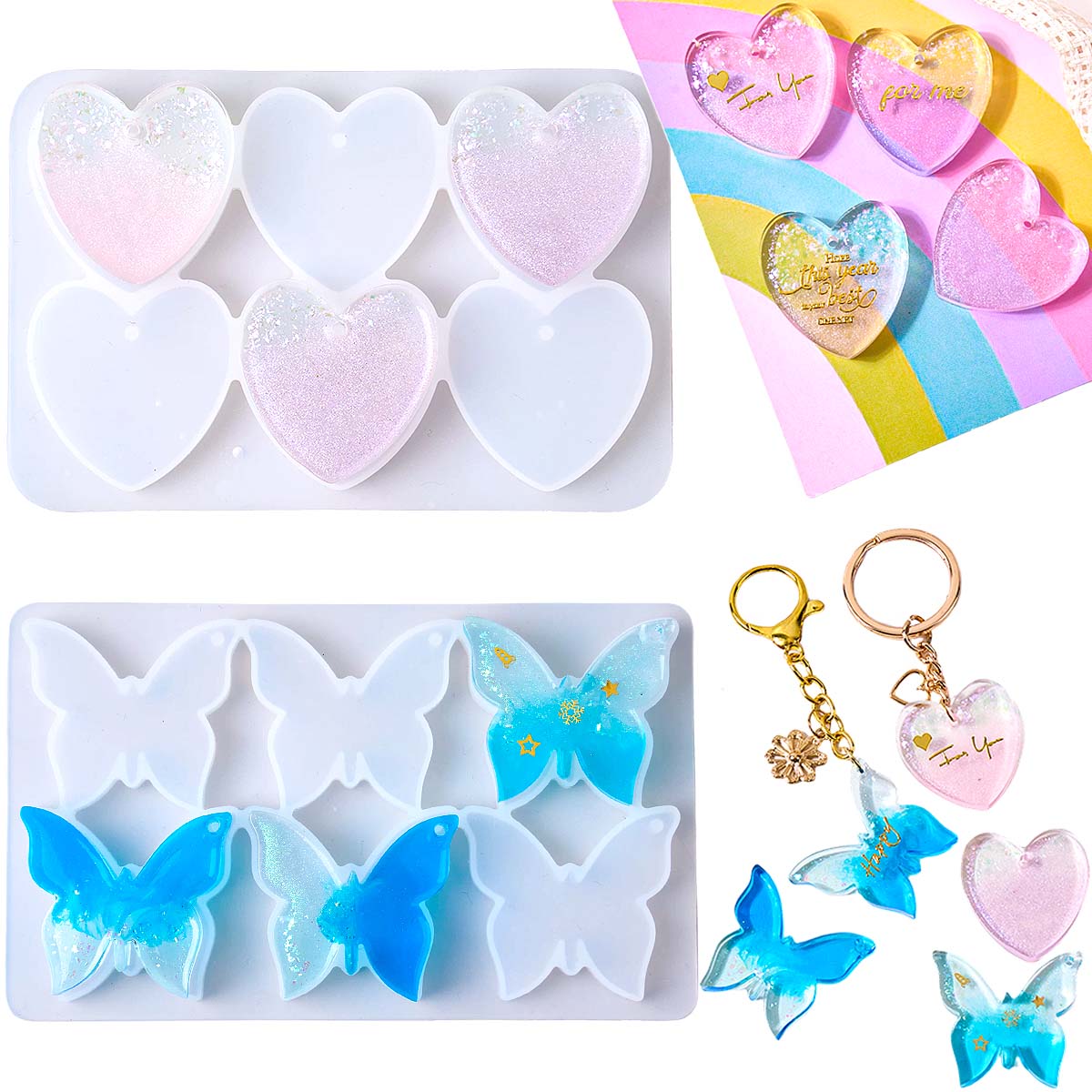 Six-hole with Holes Earring Si - Jewelry Making Mold recension och pris
