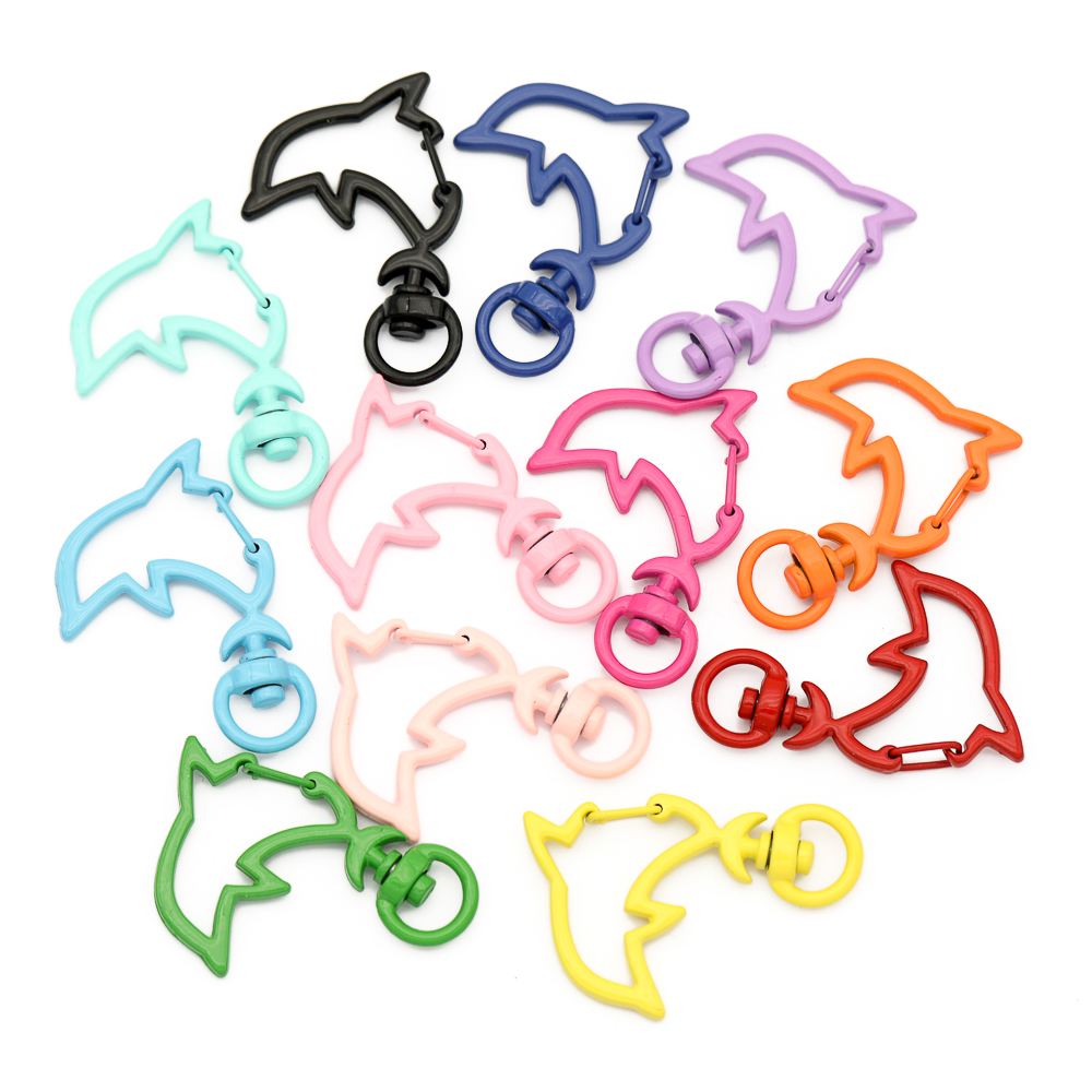 10pcs Candy Colors Metal Dolph - Jewelry Making Supplies Wholesale recension och pris