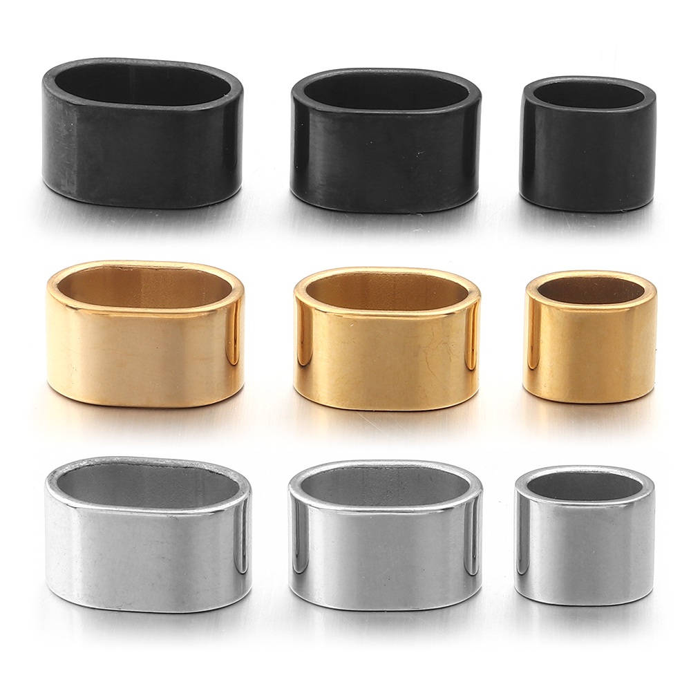 6pcs Flat Stainless Steel Tube - Jewelry Making Pieces recension och pris