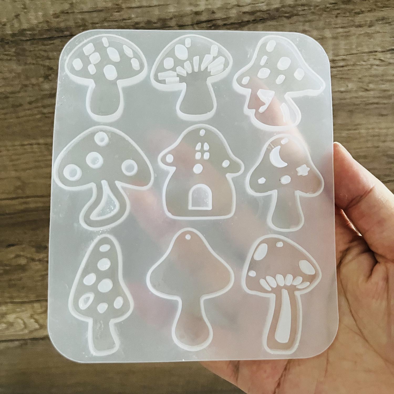 Multi Style Mushrooms Earring  - Jewelry Making Mold recension och pris