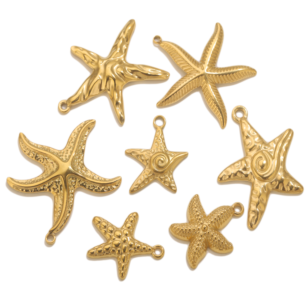 5pcs Stainless Steel Summer St - Jewelry Making Supplies Wholesale recension och pris