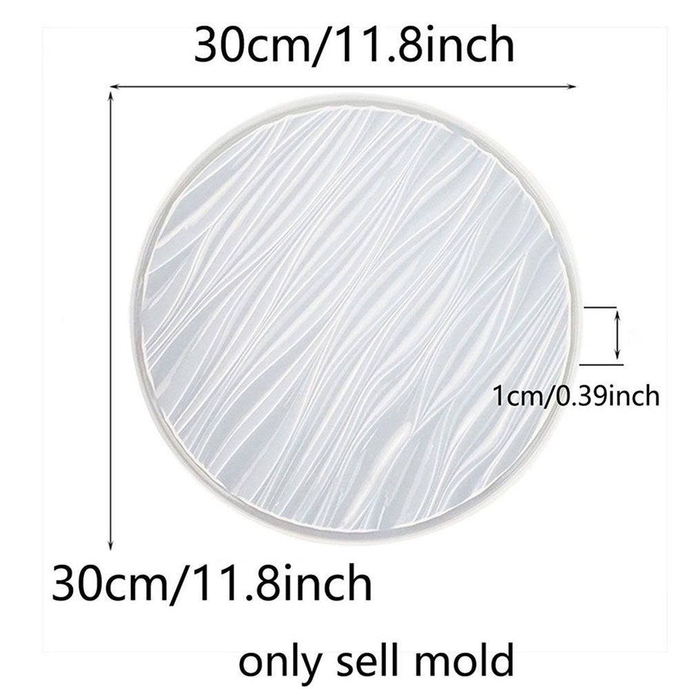 Large Round Tray Silicone Mold - Jewelry Making Mold recension och pris