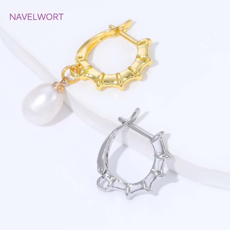 18K Gold Plated Smooth Earring - Jewelry Making Gold recension och pris