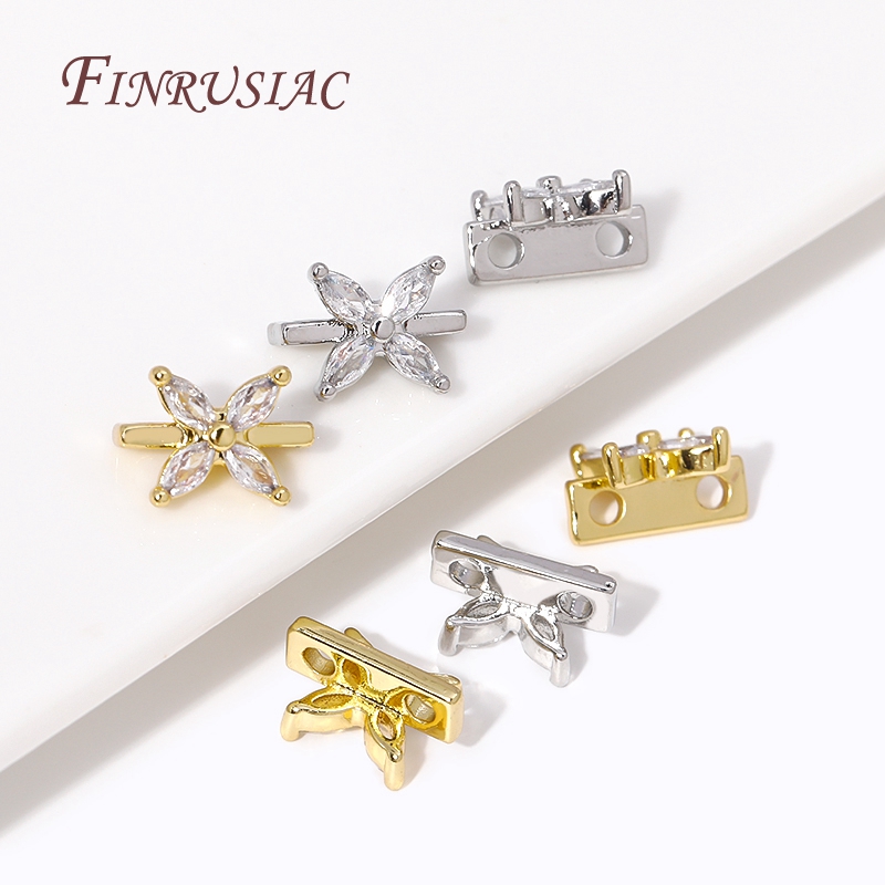 18K Gold Plated 2 Holes Bead S - Jewelry Making Supplies Wholesale recension och pris
