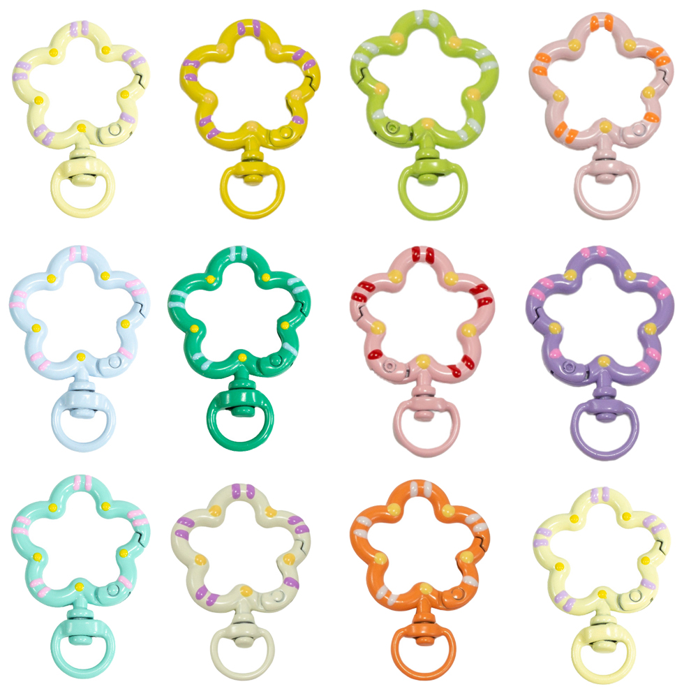 5pcs Flower Metal Lobster Claw - Jewelry Making Chain recension och pris
