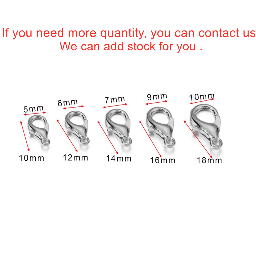 10pcs Multiple Size Lobster Cl - Jewelry Making Chain recension och pris