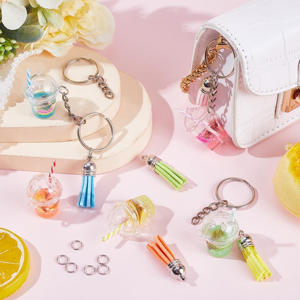 35Pcs DIY 5 Sets Bubble Tea Ke - Jewelry Making Chain recension och pris