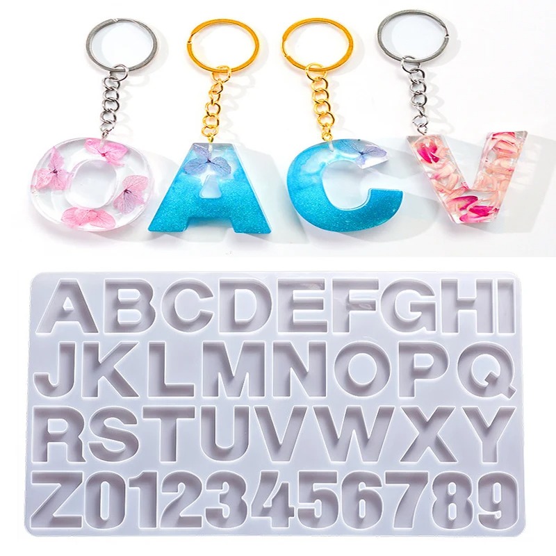 Alphabet Epoxy Resin Silicone  - Jewelry Making Mold recension och pris