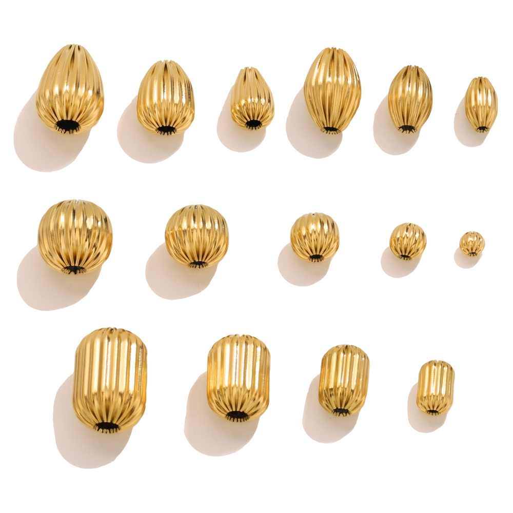 5PCS Stainless Steel 18K Gold  - Jewelry Making Supplies Wholesale recension och pris