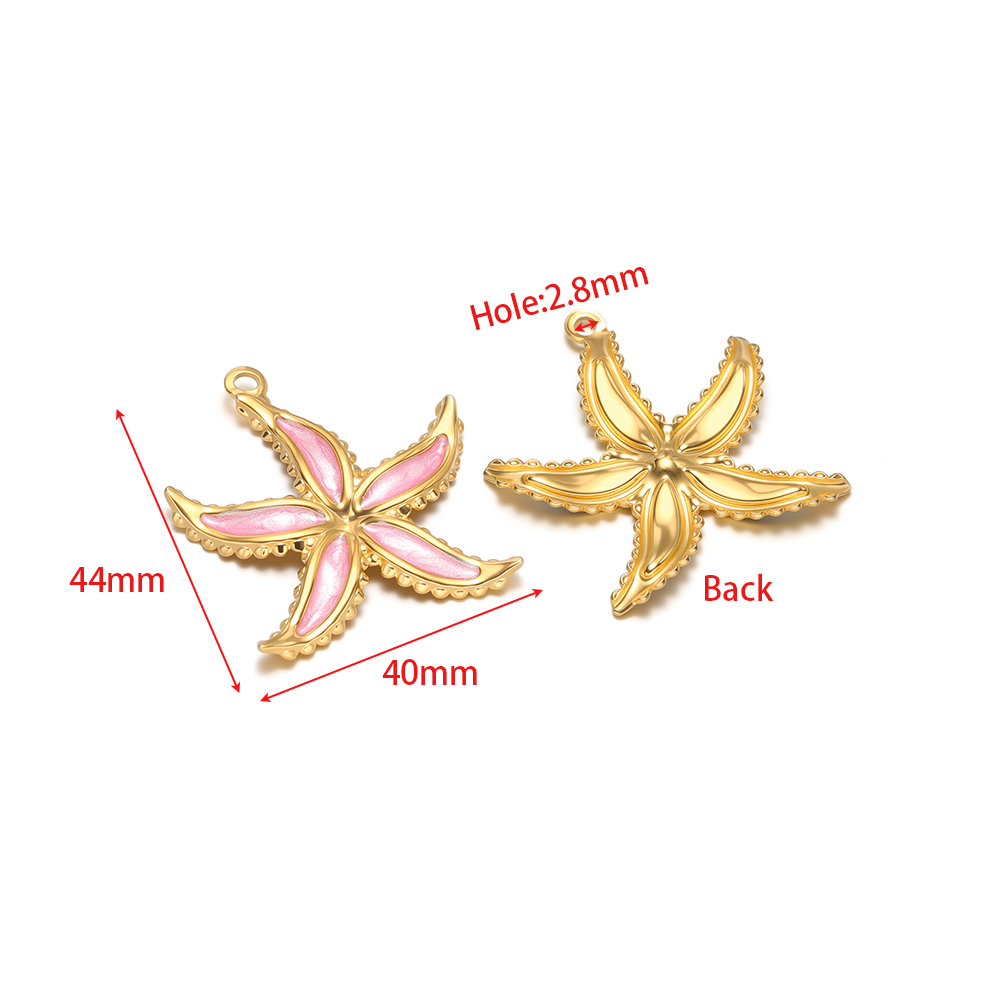 4pcs Stainless Steel Enamel St - Jewelry Making Supplies Wholesale recension och pris