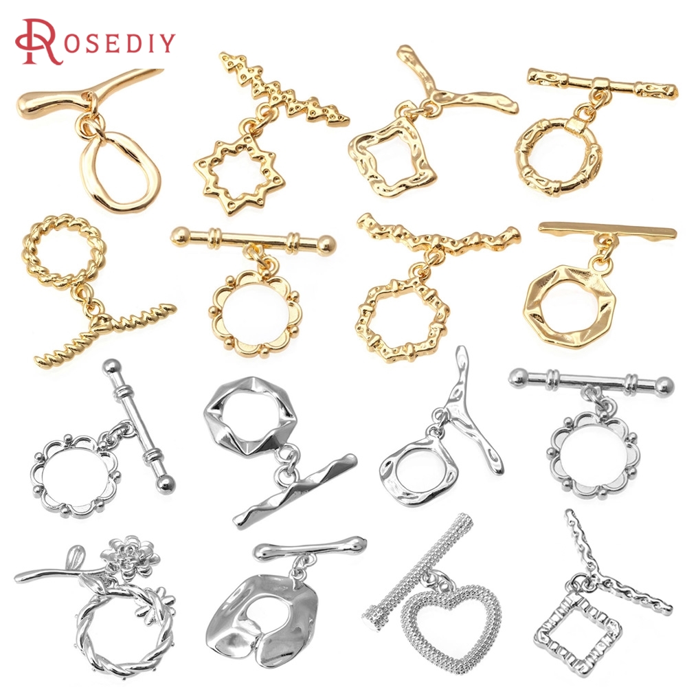 6 Sets 18K Gold Color Brass Ro - Jewelry Making Pieces recension och pris