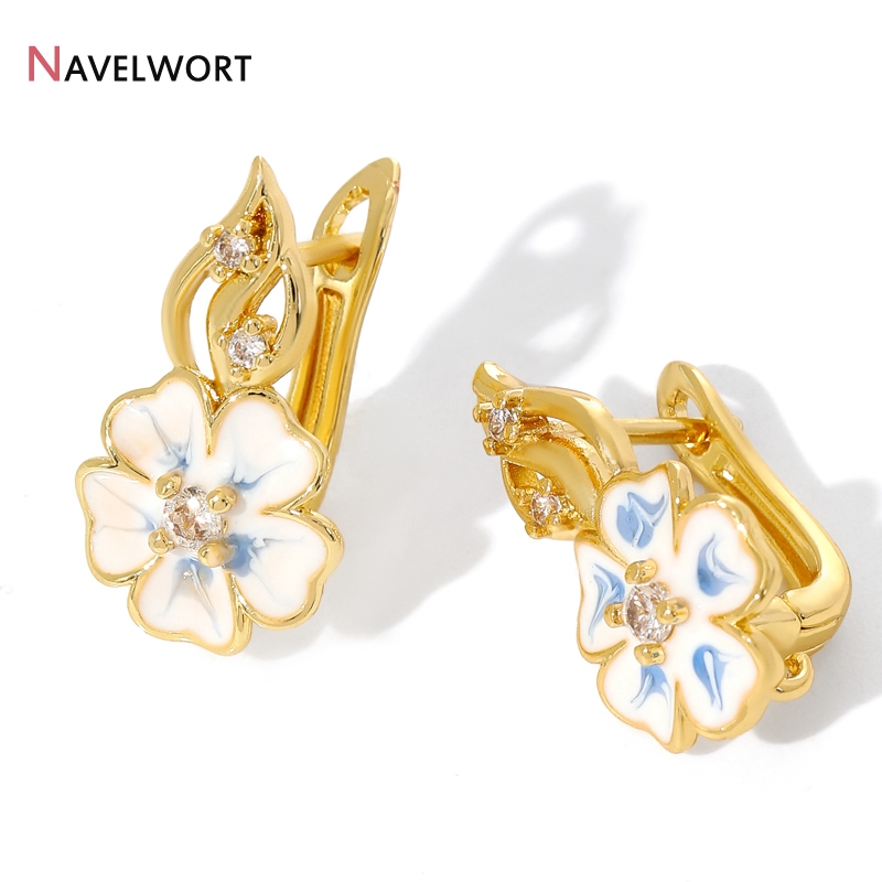 18K Gold Plated Brass With Zir - Jewelry Making Gold recension och pris