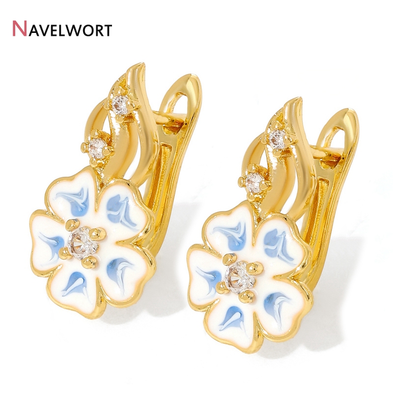 18K Gold Plated Brass With Zir - Jewelry Making Gold recension och pris