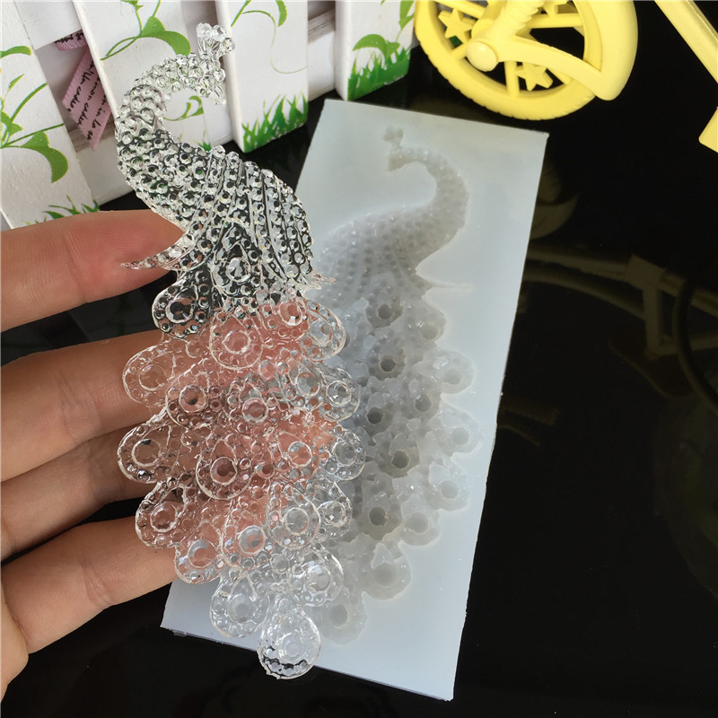 DIY Creative Peacock Jewelry P - Jewelry Making Mold recension och pris