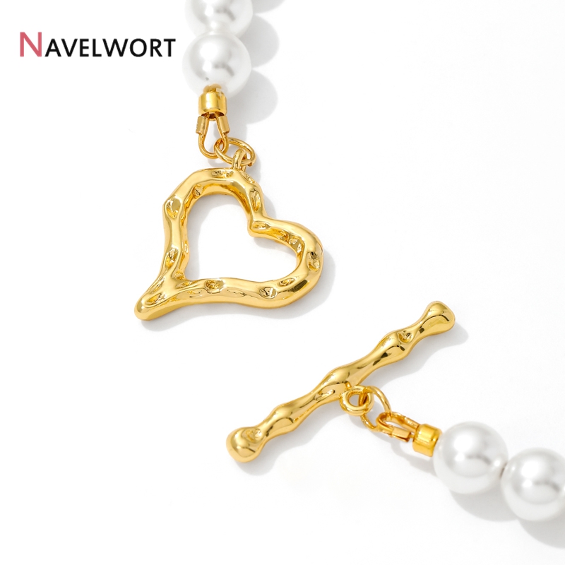 18K Gold Plated Heart Shape OT - Jewelry Making Brass recension och pris