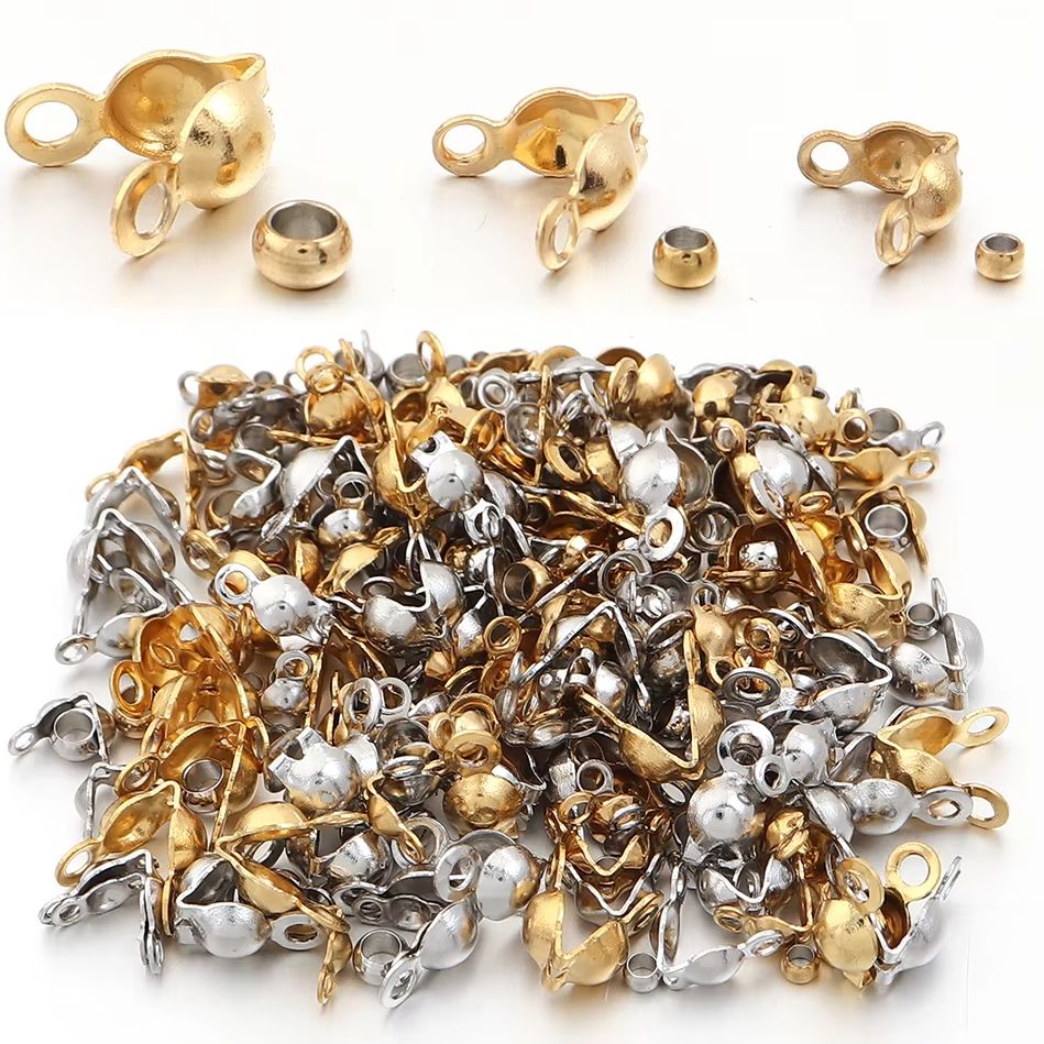 40-200pcs Stainless Steel Conn - Jewelry Making Pieces recension och pris