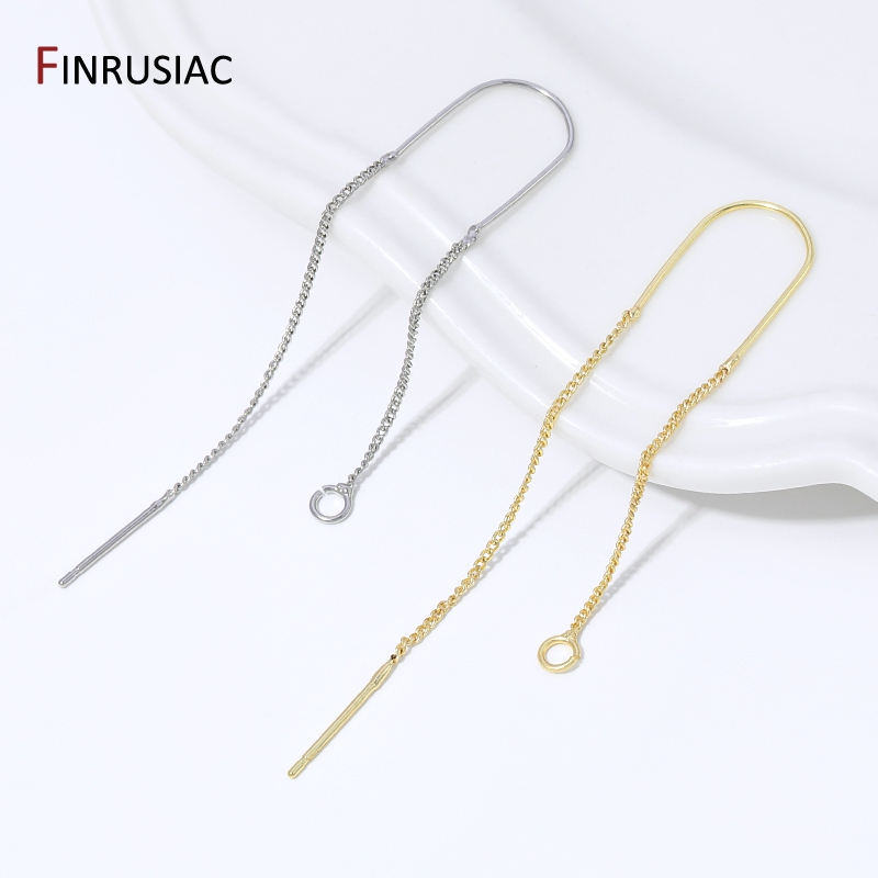 18K Gold Plated Brass Long Tas - Jewelry Making Chain recension och pris