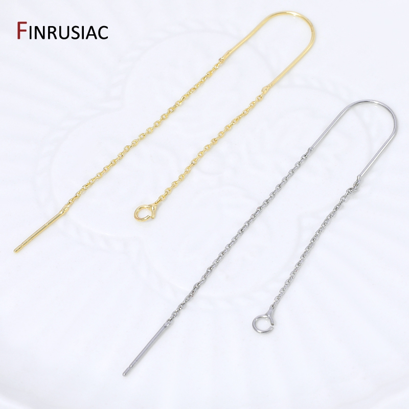 18K Gold Plated Brass Long Tas - Jewelry Making Chain recension och pris
