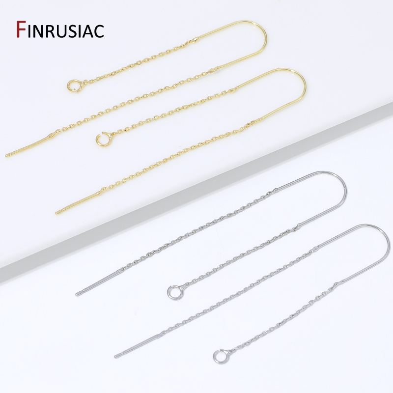 18K Gold Plated Brass Long Tas - Jewelry Making Chain recension och pris