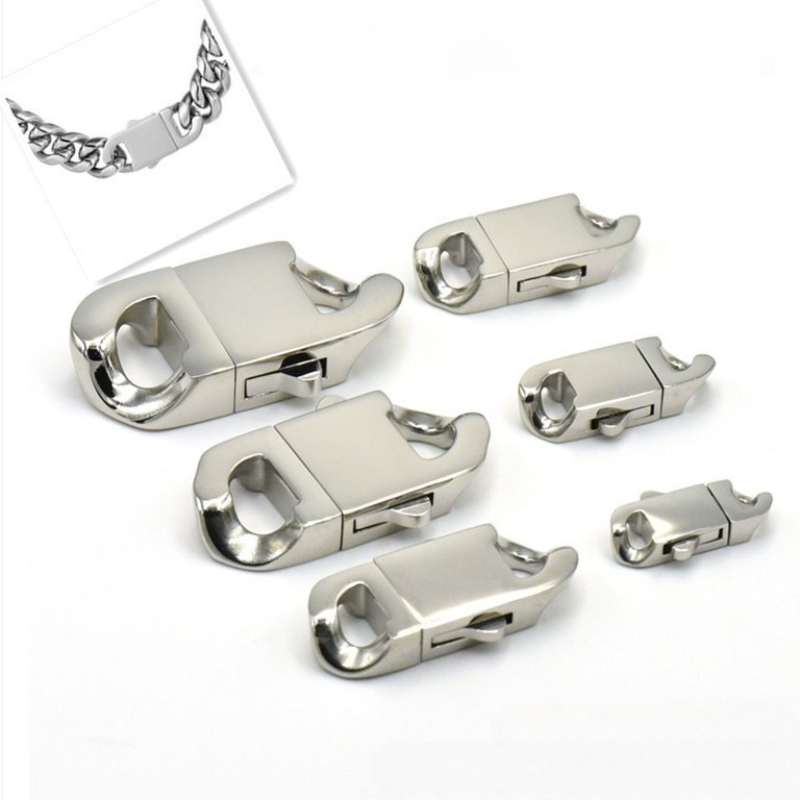 Stainless Steel Spring Clasp L - Jewelry Making Chain recension och pris