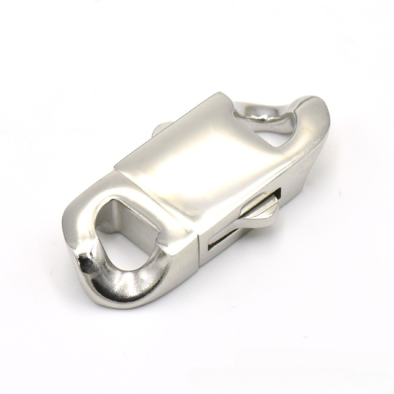 Stainless Steel Spring Clasp L - Jewelry Making Chain recension och pris