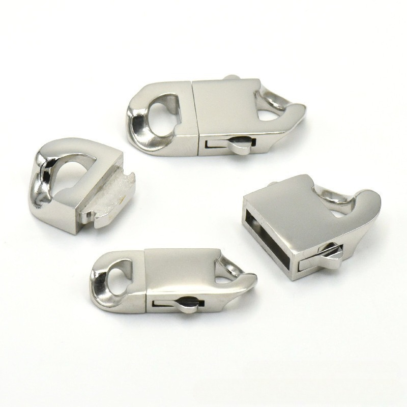 Stainless Steel Spring Clasp L - Jewelry Making Chain recension och pris
