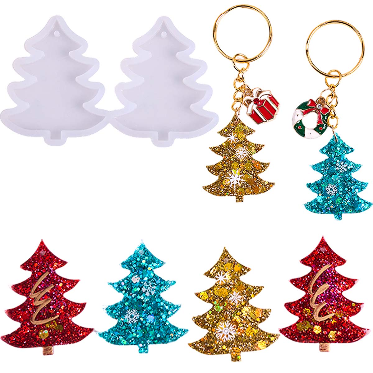Christmas Tree Pendant Silicon - Jewelry Making Mold recension och pris