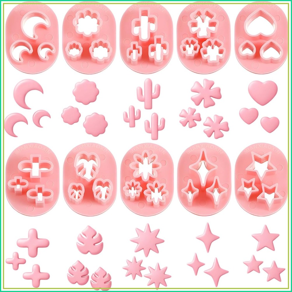 10 Pcs Polymer Clay Cutters, F - Jewelry Making Mold recension och pris