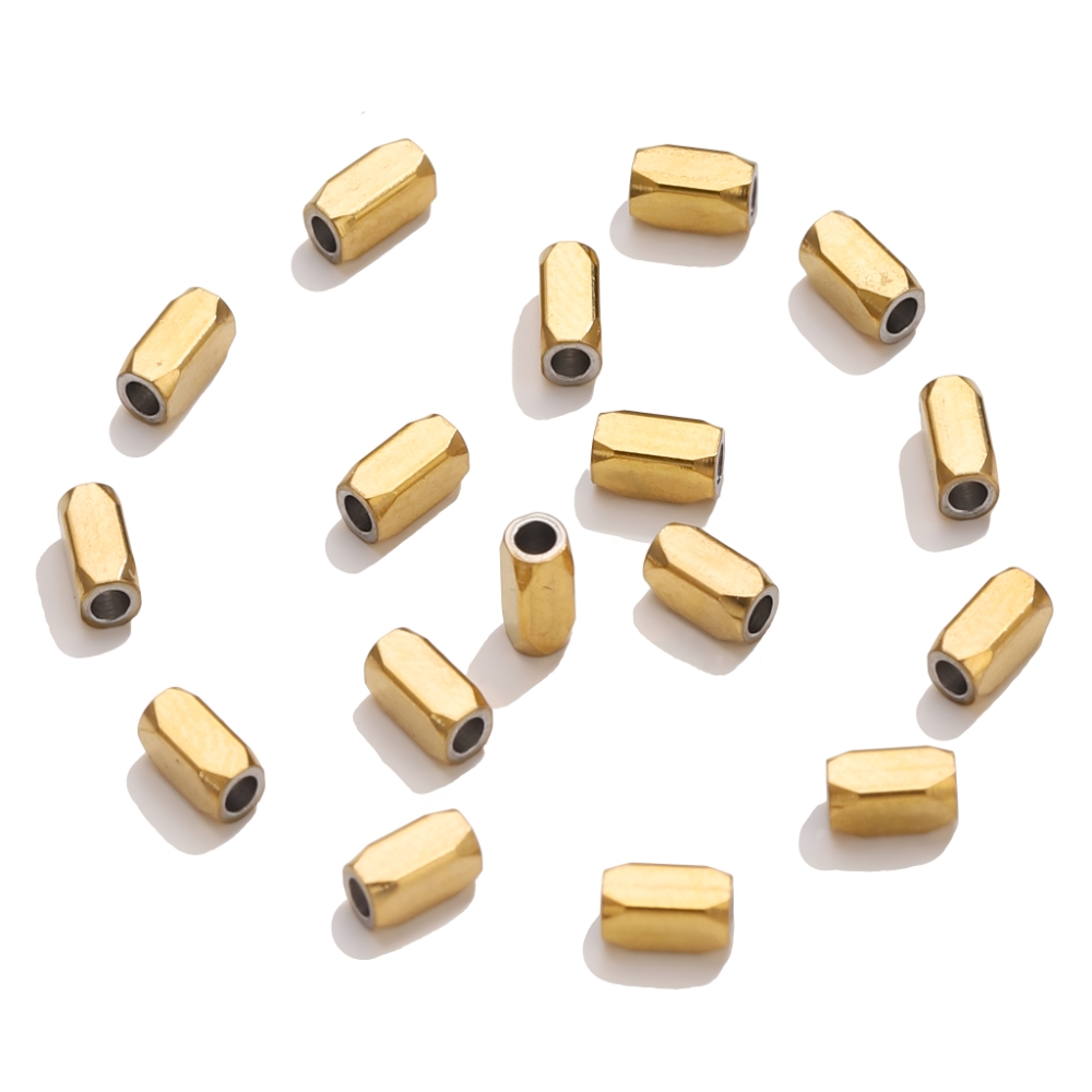20pcs 18K Gold Stainless Steel - Jewelry Making Supplies Wholesale recension och pris