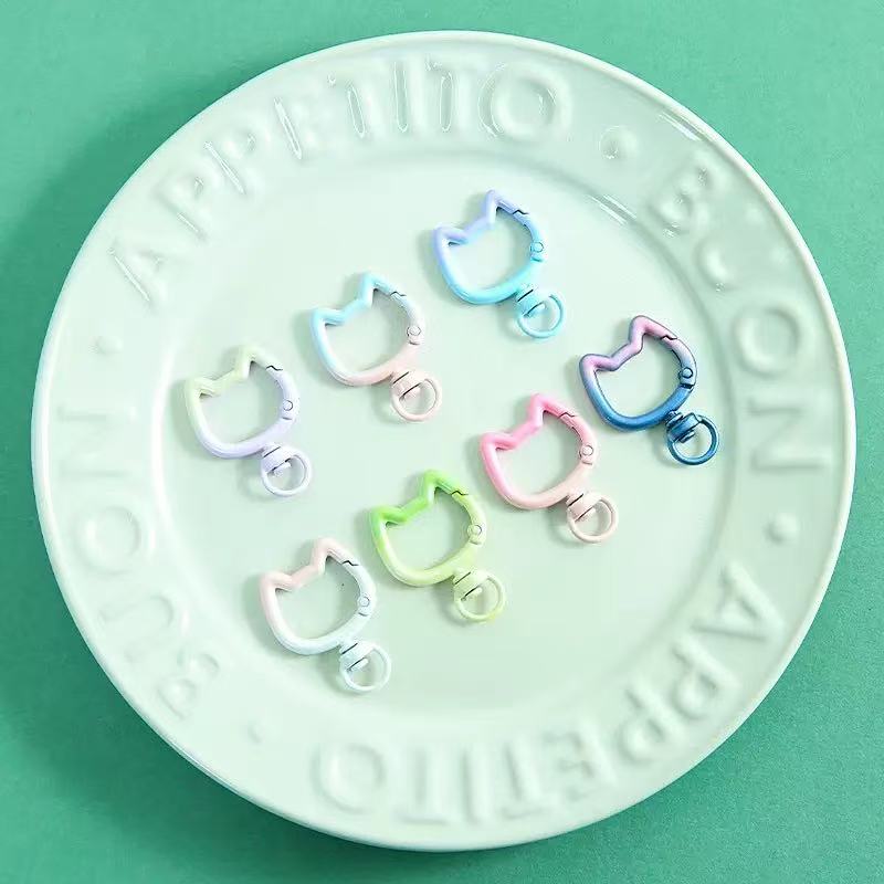 5-10PCS Gradient Cute Cat Clas - Jewelry Making Chain recension och pris
